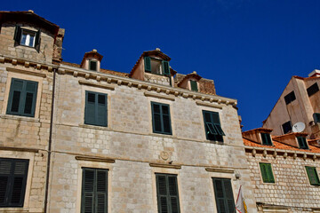 Fototapeta na wymiar Dubrovnik, Croatia- september 3 2021 : picturesque old city