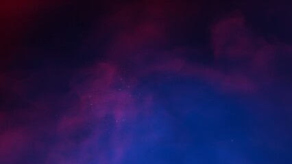 colorful space background with stars, nebula gas cloud in deep outer space, science fiction illustrarion 3d illustration
