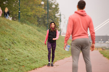 Fototapeta premium Walking towards him