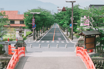 Naklejka premium 夏の観光地