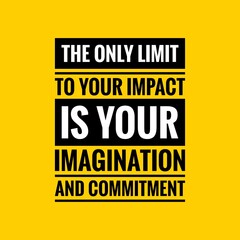 Fototapeta premium Motivational, inspirational quotes. commitment quote with modern background illustration.