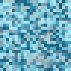 bright seamless pattern, pixels, colored fragments, tiles, squares, geometric, gradient, stained glass, glass, mosaic, blue, turkish style, sea, water, sky, freshness, ecology, texture,