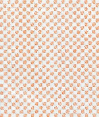 A sheet of a notebook in a cage, Vertical background, paper for a school notebook, orange hand drawing, banner