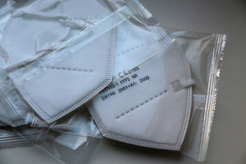 Einzel verpackte FFP2 Masken, 