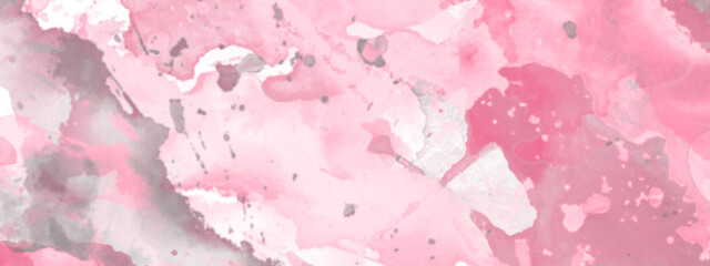 Bright colorful pink background with watercolor. colorful watercolor background for wallpaper,decoration,graphics design,web design and for making painting.