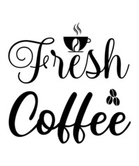 Obraz premium Coffee t shirt, mug designs