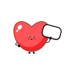 Couple in love. Two happy hearts making Hand Drawn Lettering 