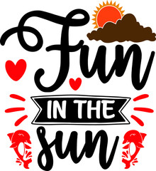 summer beach Svg design