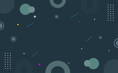 Geometric background with abstract shapes