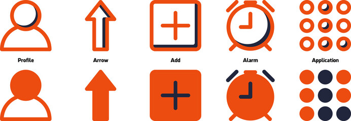 UI Icon icon is made to complement your design needs, such as mobile and web applications, business cards, flyers and others. - Editable size and colour File: - Editable Vector