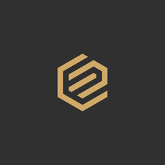 CM OR EM INITIAL LOGO DESIGN