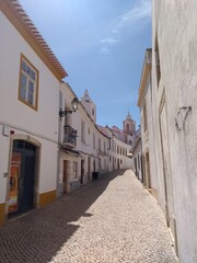 narrow street in old town