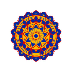 Mandala. Vintage decorative elements. Oriental pattern, vector illustration