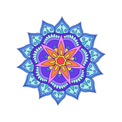 Mandala. Abstract decorative background. Islam, Arabic, ornament vector in illustration