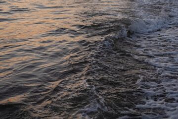 Marine summer background. Landscape of the sea or ocean.