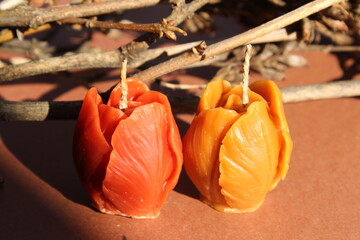 Beeswax candles, DIY hobby, startup business, handmade 