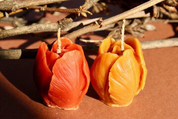 Beeswax candles, DIY hobby, startup business, handmade 