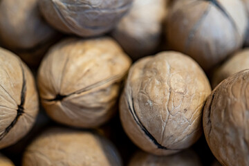 walnuts in the basket