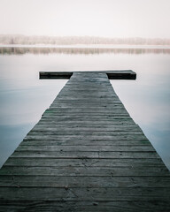 Obraz premium pier on the lake