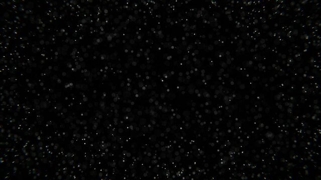 3D Staub oder Partikel oder Fl&uuml;ssigkeit - Animierte 3D Partikelsimulation - Loop oder Schleife