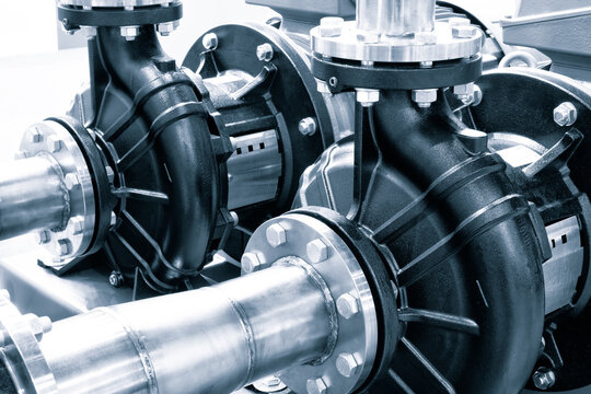 electric centrifugal pump, industrial engineering concept