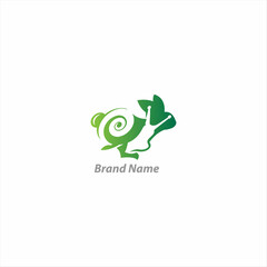 logo Detailed rabbit and snail speed icon can be used for web and mobile.