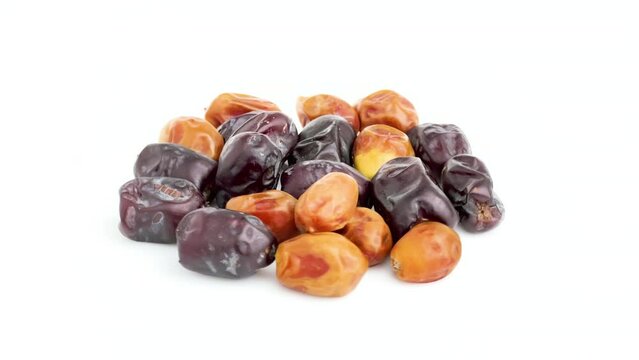 dates mix isolated on white background