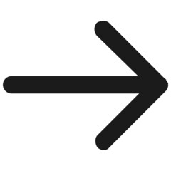 black and white arrow