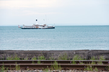 Der Schaufelraddampfer Hohentwiel auf dem Bodensee - paddle wheel steamer