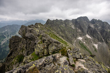  Tatra Mountains, Poland. (Orla Perć) - obrazy, fototapety, plakaty