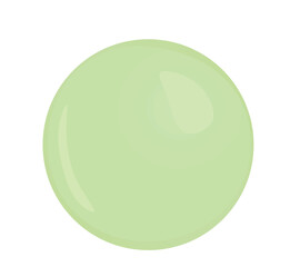 Isolated soap or air bubble. vector illustration