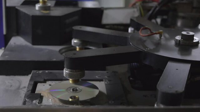 CD and DVD Disc Manufacturing Process Production Machine