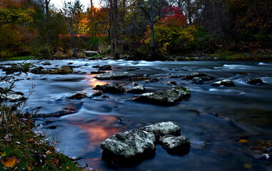 Ellicott Creek at Dusk