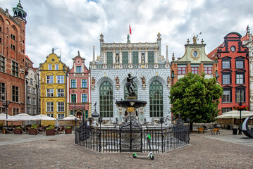 Fototapeta na wymiar Old town of Gdańsk, Poland.