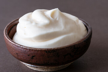 Mayonnaise in a Bowl