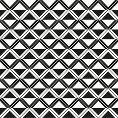 Seamless decorative geometric check pattern
