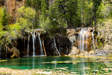 Hanging Lake Waterfall