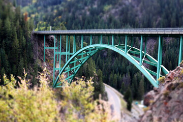 bridge in the mountains