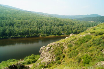 lake in the mountains