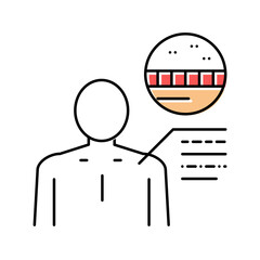 pale or yellowish skin color icon vector illustration