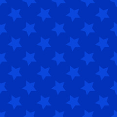 Seamless blue stars subtle background vector