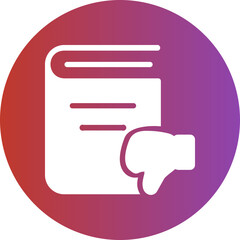 dislike gradient icon