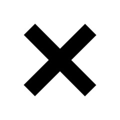 Obraz premium Mathematical operation or multiply symbol isolated on white background, illustration vector