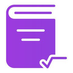 math book gradient icon