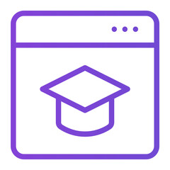 bachelor gradient icon