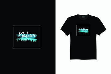 Nature t shirt design