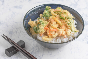 野菜のかき揚げ丼