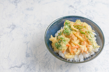 野菜のかき揚げ丼