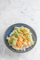 野菜のかき揚げ丼