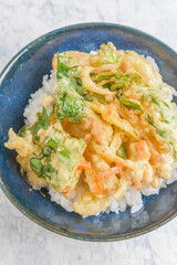野菜のかき揚げ丼